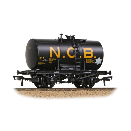 Bachmann Branchline 38-784 14T Anchor-Mounted Tank Wagon 'NCB' Black OO Gauge