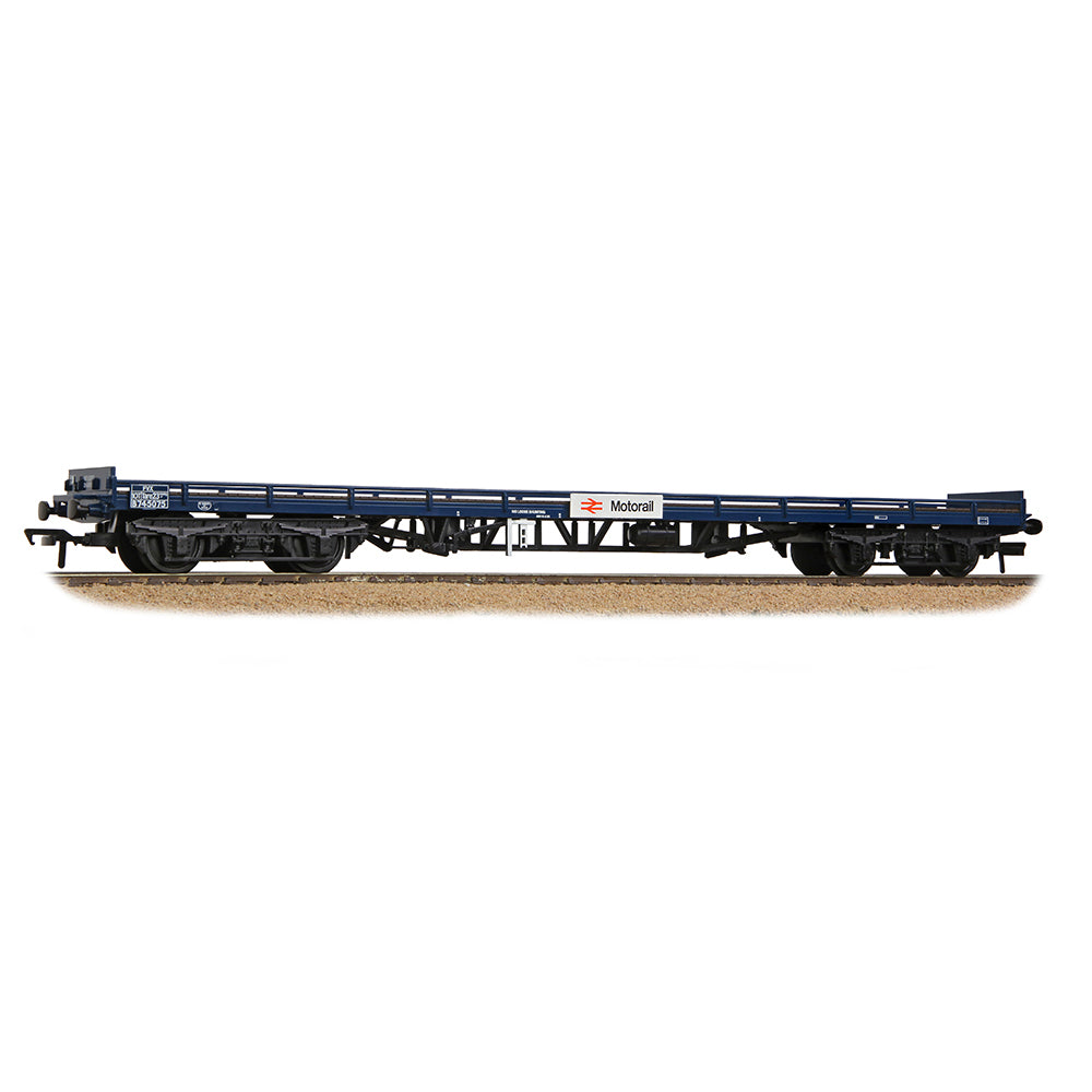 Bachmann Branchline 38-902A BR FVX Carflat Wagon BR Blue 'Motorail' OO Gauge