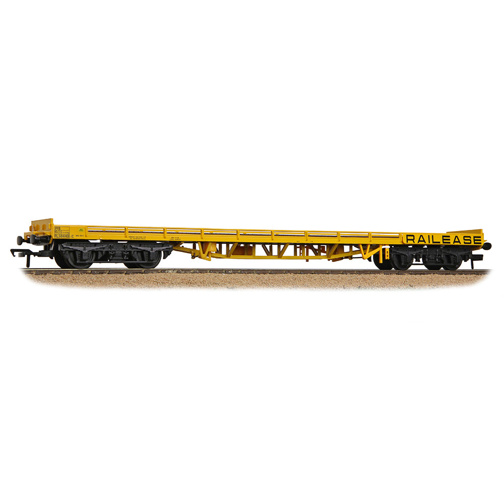 Bachmann Branchline 38-903 BR PFB Carflat Wagon Railease Yellow OO Gauge