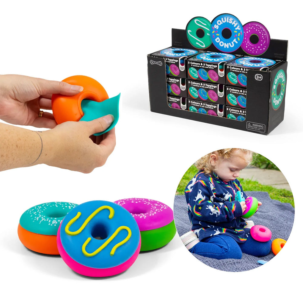 Scrunchems Donut Squishy Sensory Toy