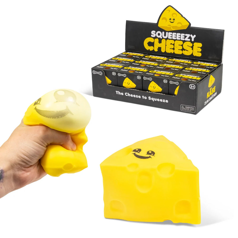 Scrunchems Squeezy Cheese Squishy Sensory Toy