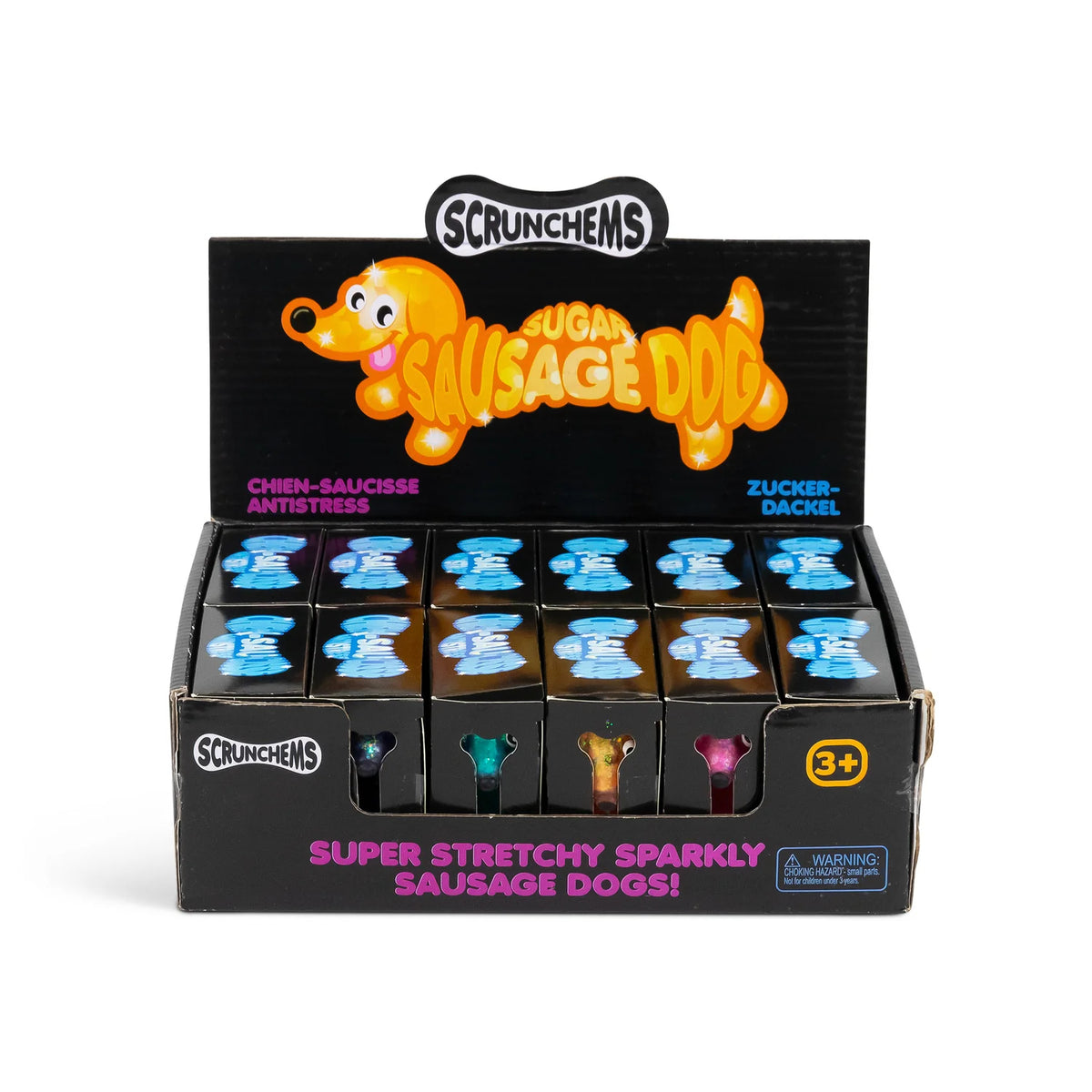 Scrunchems Sugar Sausage Dog Squishy Sensory Toy