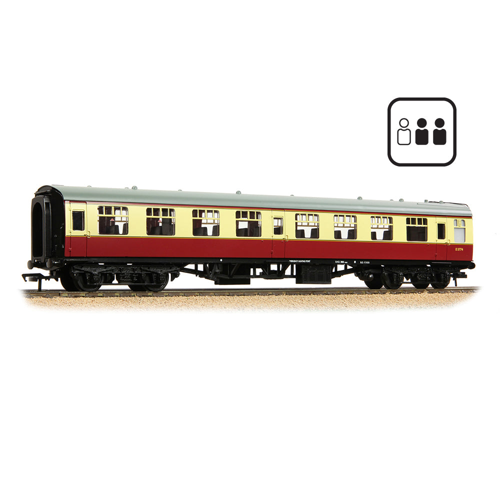 Bachmann Branchline 39-052HPF BR Mk1 TSO Tourist Second Open BR Crimson & Cream [PF]