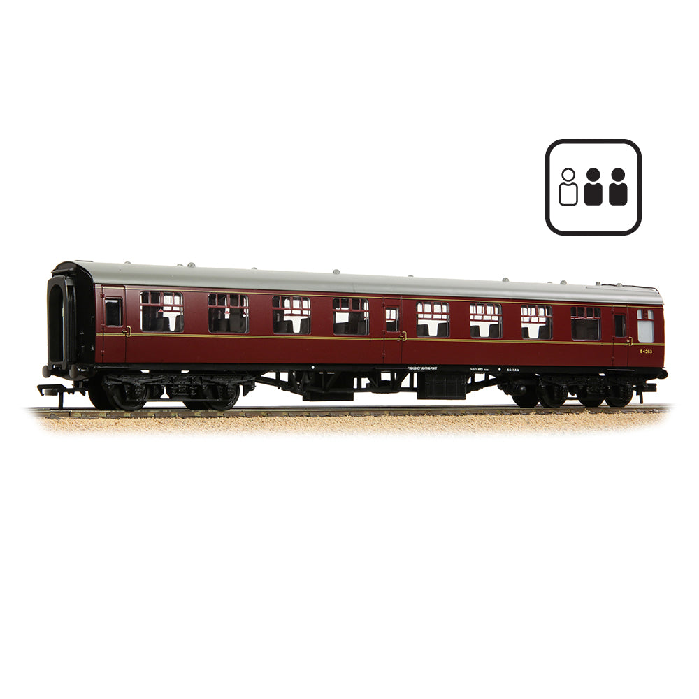 Bachmann Branchline 39-060APF BR Mk1 TSO Tourist Second Open BR Maroon [PF]
