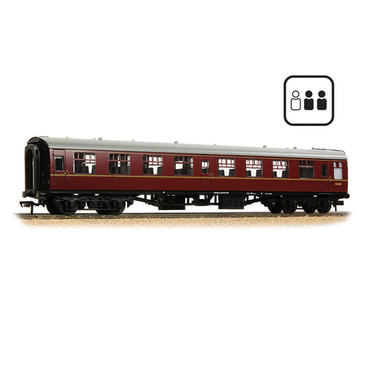 Bachmann Branchline 39-060PF BR Mk1 TSO Tourist Second Open BR Maroon [PF]