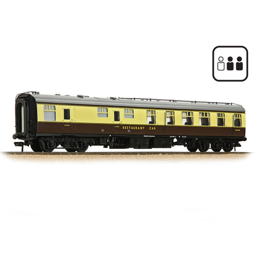 Bachmann Branchline 39-102CPF BR Mk1 RU Restaurant Unclas. BR WR Choc&Cream [PF]