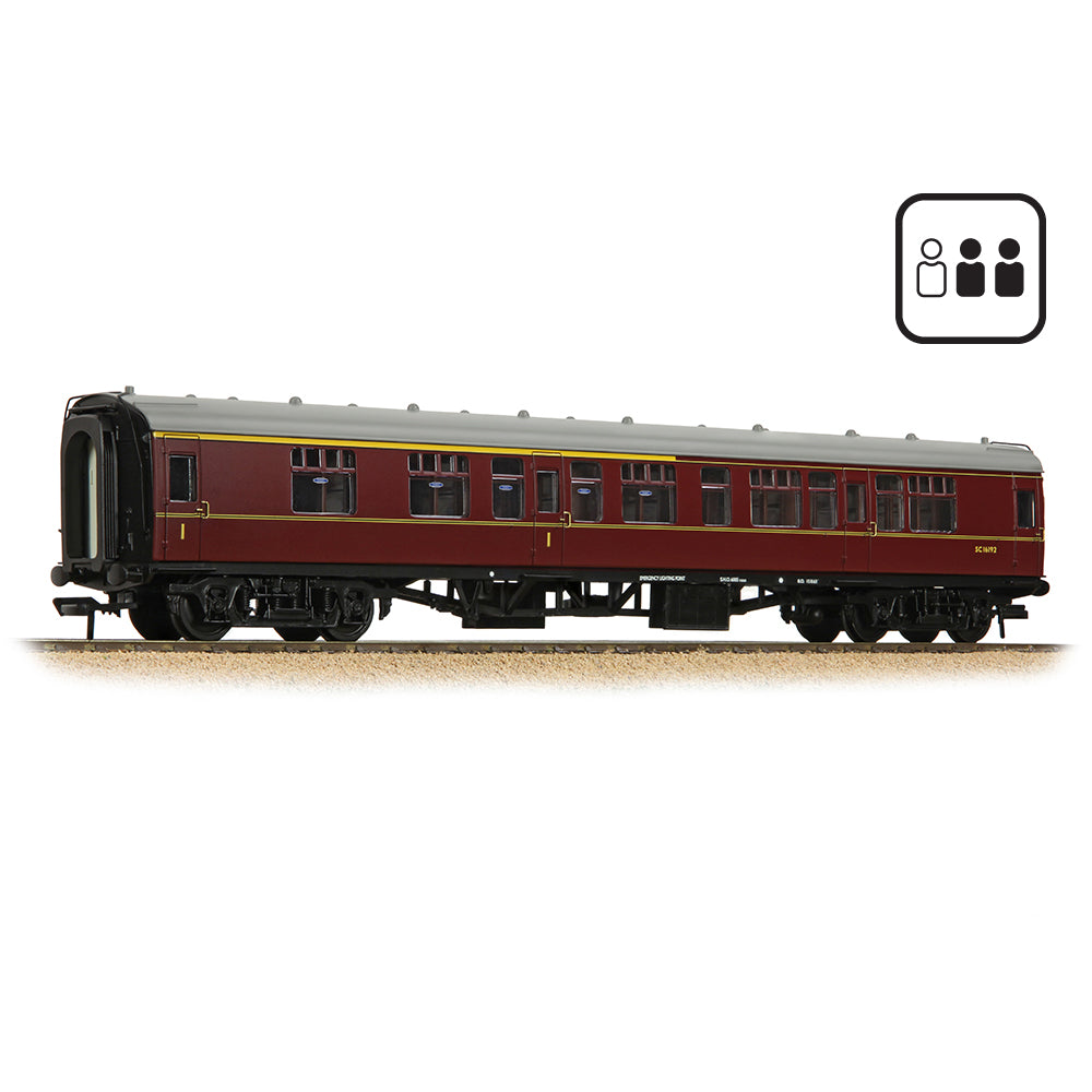 Bachmann Branchline 39-126HPF BR Mk1 CK Composite Corridor BR Maroon [PF]