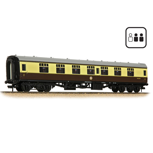Bachmann Branchline 39-154DPF BR Mk1 FK First Corridor BR WR Choc & Cream [PF]