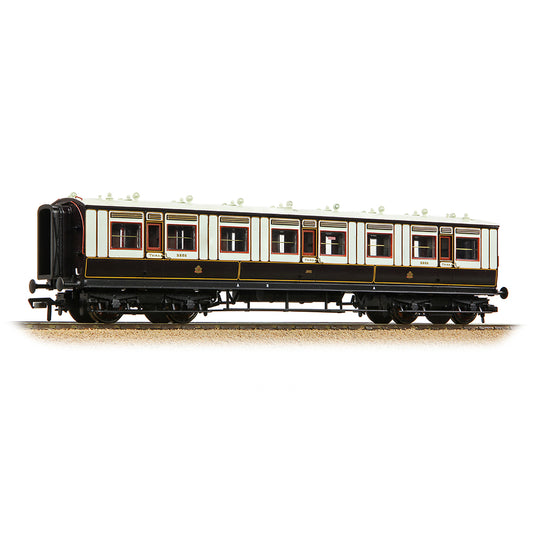 Bachmann Branchline 39-870 LNWR 50ft Arc Roof Third Corridor LNWR Claret & White