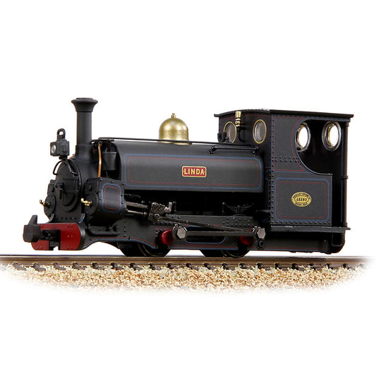 Bachmann Narrow Gauge Mainline Hunslet 0-4-0ST 'Linda' Penrhyn Quarry Lined Black (Late) [W] OO9 Gauge