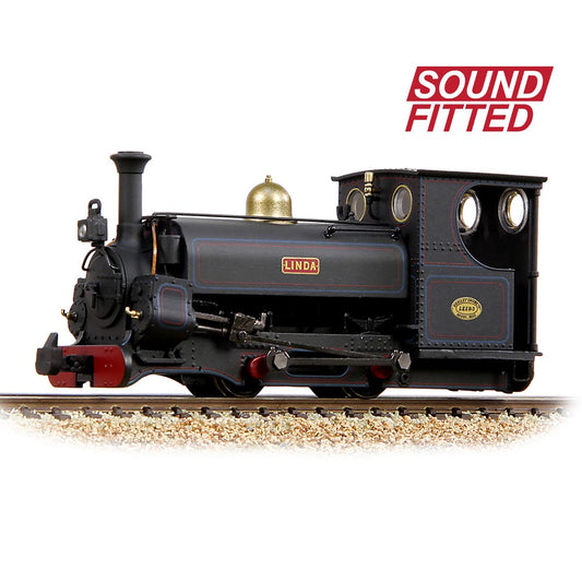 Bachmann Narrow Gauge 391-127SF Mainline Hunslet 0-4-0ST 'Linda' Penrhyn Quarry Lined Black (Late) [W] OO9