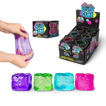 Scrunchems Textured Sugar Ice Cube Squishy Sensory Toy - Assorted