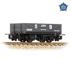 Bachmann Narrow Gauge RNAD Rebuilt Open Wagon Statfold Barn Railway Grey OO9 Gauge