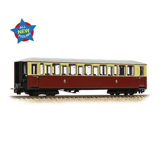 Graham Farish 394-100 Ffestiniog Railway 'Tin Car' Saloon 3rd No.119 FR Crimson