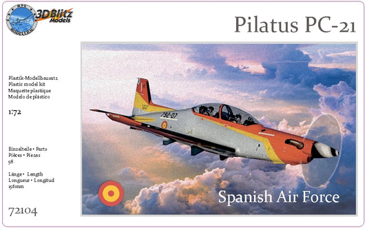 3D Blitz 3DB72104 1:72 Pilatus PC-21 Spanish Air Force