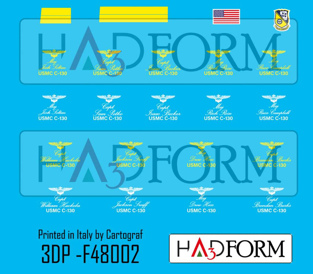 HAD Models 3DP-F48002 1:48 C-130 Blue Angels "FAT ALBERT"
