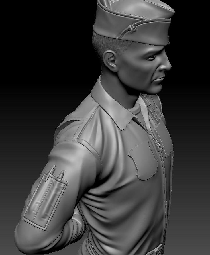 HAD Models 3DP-F72001 1:48 F-18 Blue Angels Pilot figure