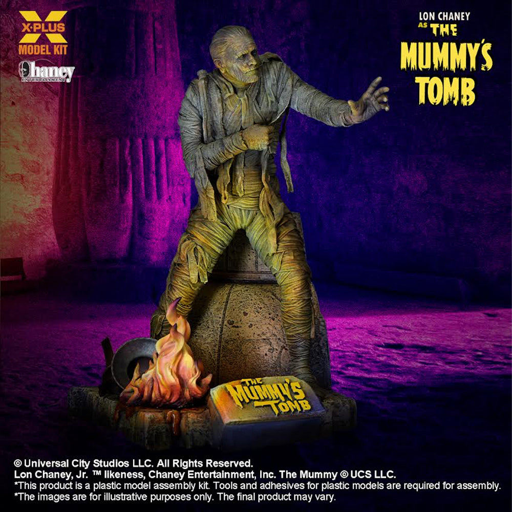 X-Plus Lon Chaney in The Mummy's Tomb 1:8 Plastic Model Kit