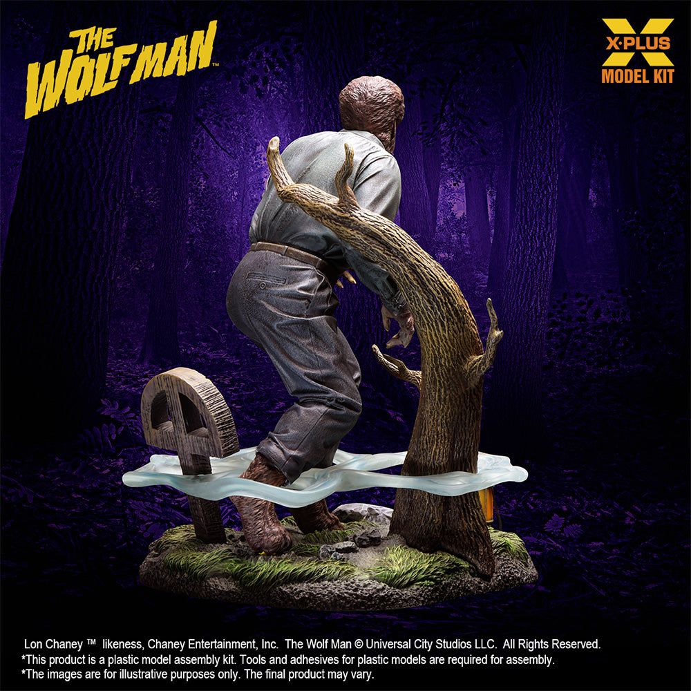 X-Plus The Wolf Man Lon Chaney Jr. 1:8 Plastic Model Kit