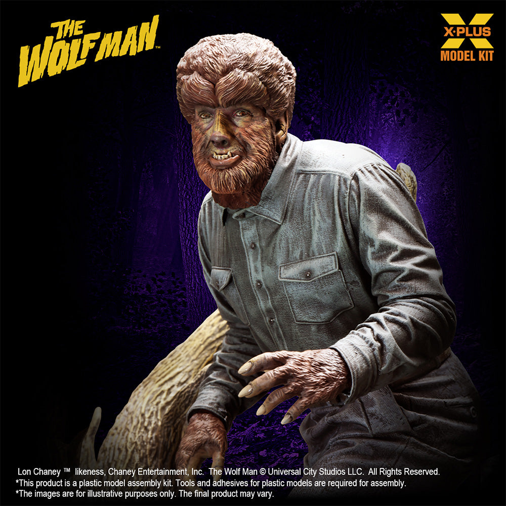 X-Plus The Wolf Man Lon Chaney Jr. 1:8 Plastic Model Kit