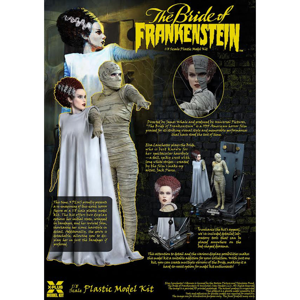 X-Plus The Bride of Frankenstein 1:8 Plastic Model Kit