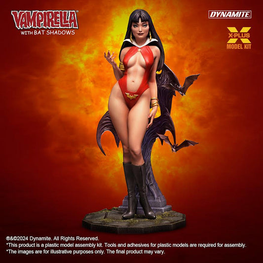 X-Plus Vampirella with Bat Shadows 1:8 Plastic Model Kit