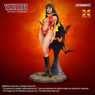 X-Plus Vampirella with Bat Shadows 1:8 Plastic Model Kit