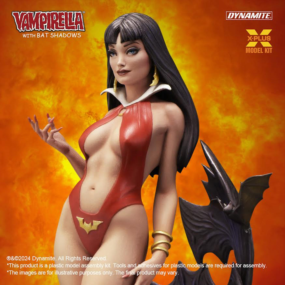 X-Plus Vampirella with Bat Shadows 1:8 Plastic Model Kit