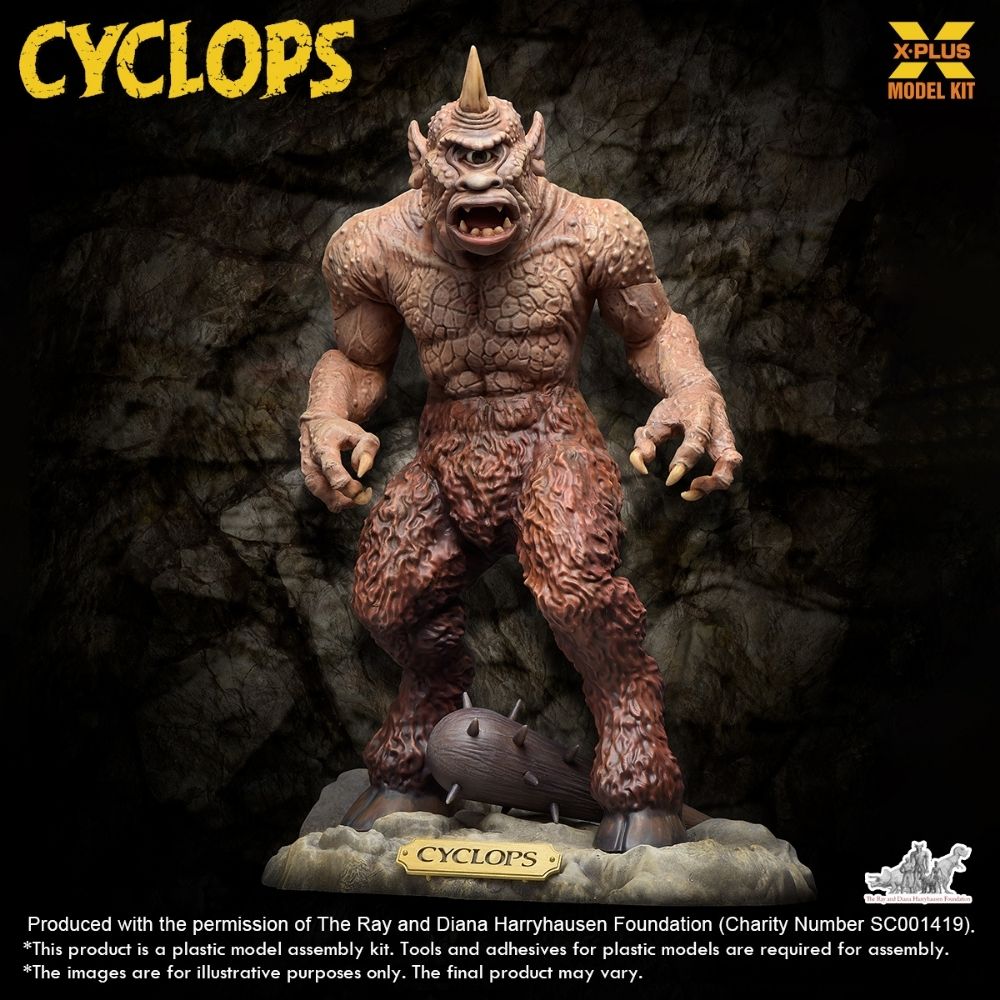 X-Plus Ray Harryhausen Cyclops 411-200363CP 1:35 Plastic Model Kit