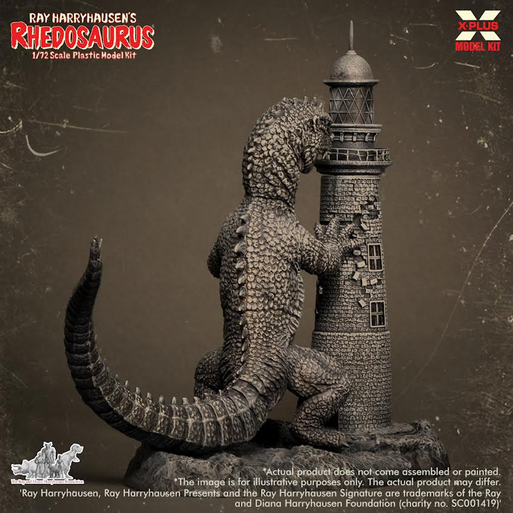 X-Plus Rhedosaurus Ray Harryhausen 1:72 Plastic Model Kit