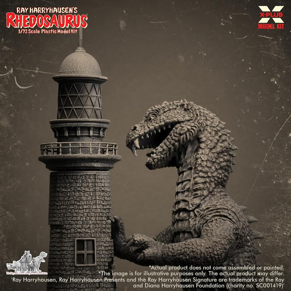 X-Plus Rhedosaurus Ray Harryhausen 1:72 Plastic Model Kit