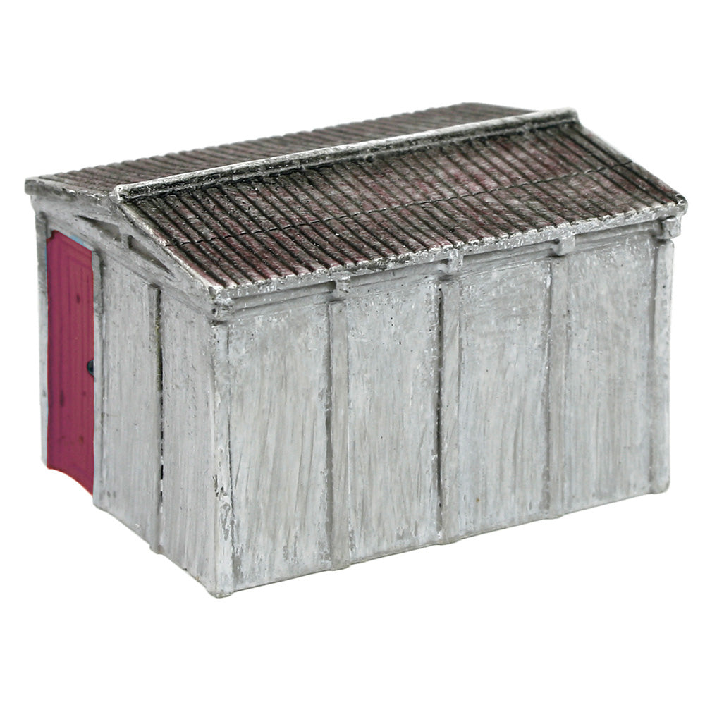 Scenecraft 42-036R Sectional Lineside Hut - Red Door N Gauge