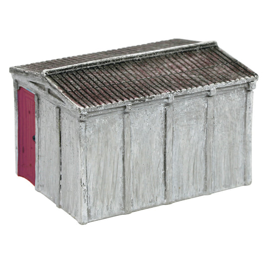 Scenecraft 42-036R Sectional Lineside Hut - Red Door N Gauge