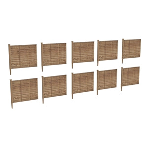 Bachmann Scenecraft 42-0505 6' Garden Fencing (x10) N Gauge