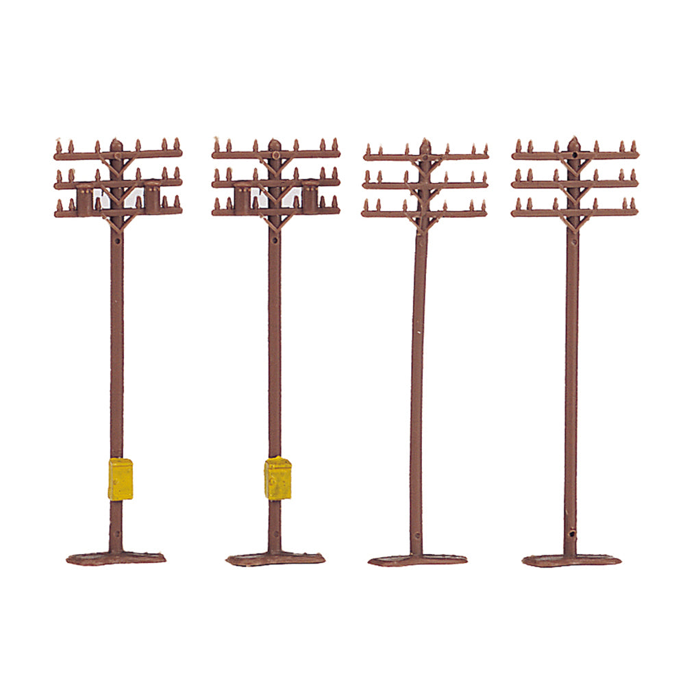 Bachmann USA Telephone Poles (12 Pieces) N Gauge 42506