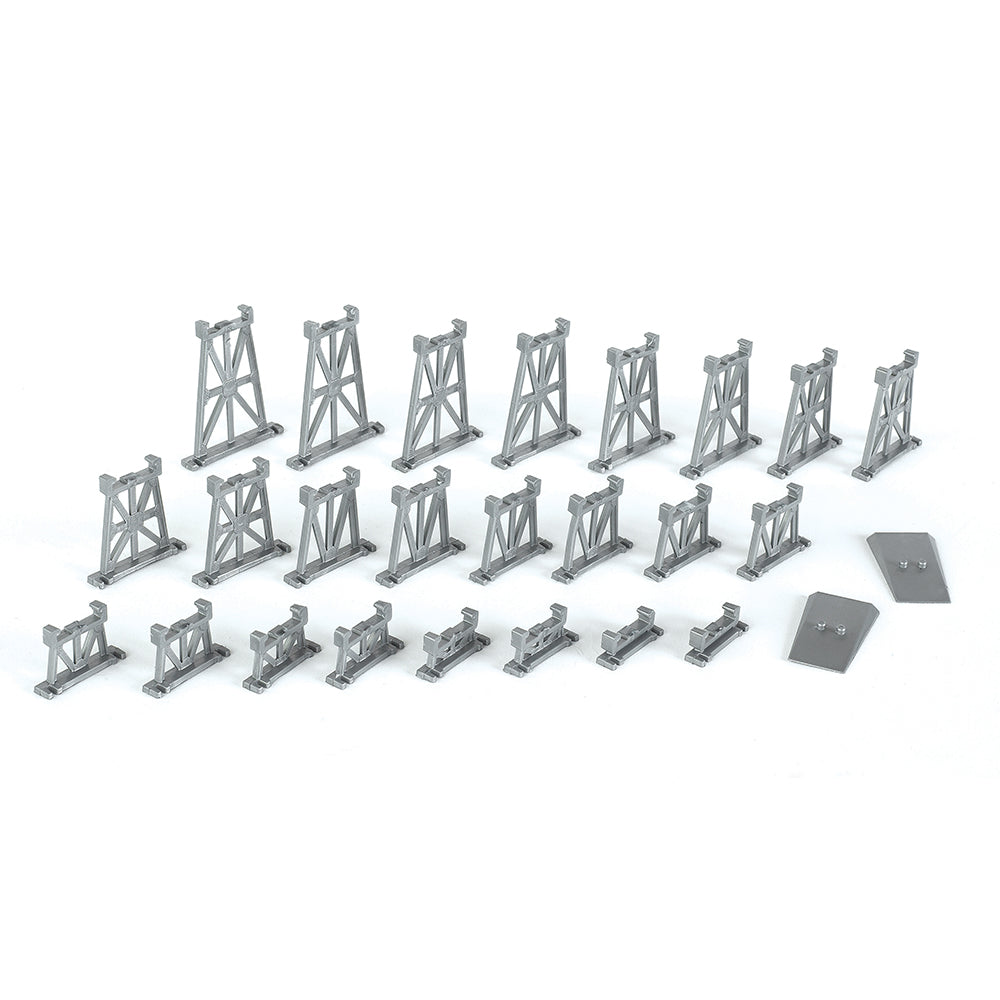 Bachmann USA 26 Piece Graduated Trestle Set N Gauge 42523