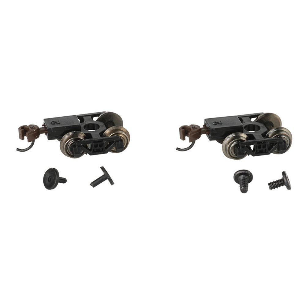 Bachmann USA Friction Bearing Freight Trucks w/Wheels (6Pr/Card) N Gauge 42536