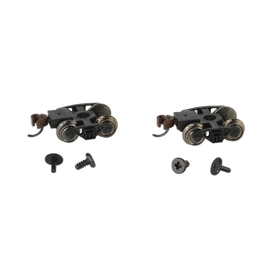 Bachmann USA Roller Bearing Freight Trucks w/Wheels (6Pr/Card) N Gauge 42537