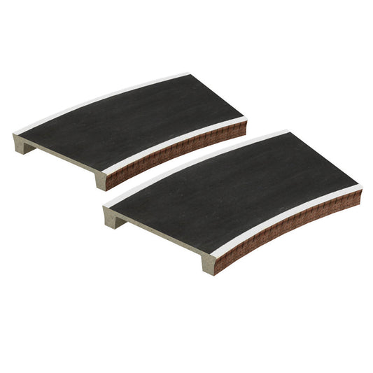 Bachmann Scenecraft 44-0007 Two Curved Platforms Radius 2 OO Gauge