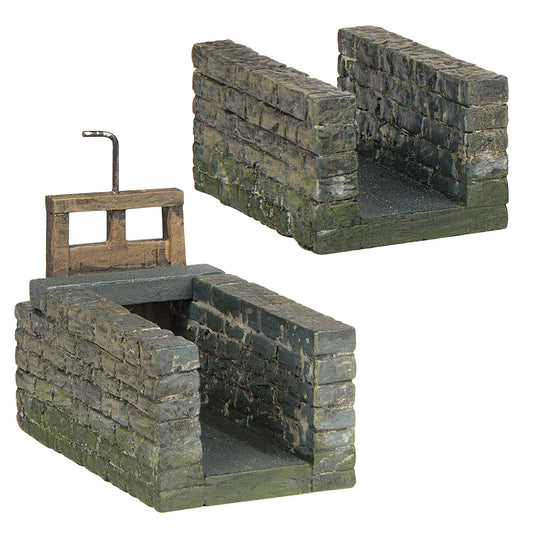 Bachmann Scenecraft 44-0142 Watermill Race and Gate OO Gauge