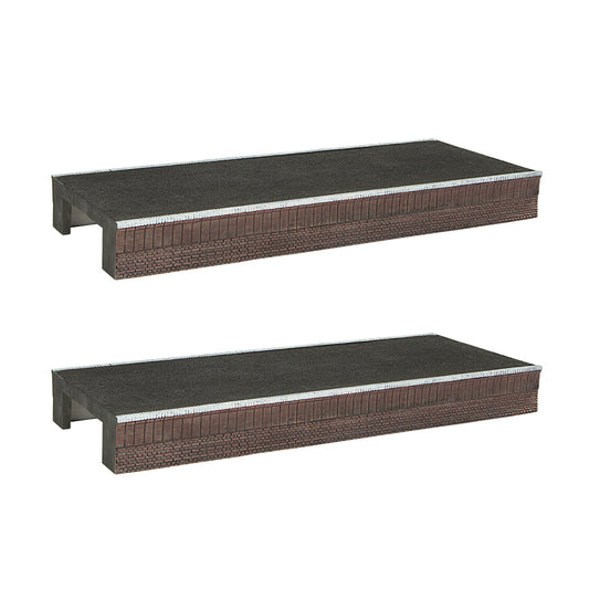 Bachmann Scenecraft 44-0161 Narrow Straight Platforms (x2) OO Gauge