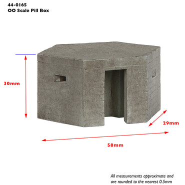 Scenecraft 44-0165 Pill Box OO Gauge Layout