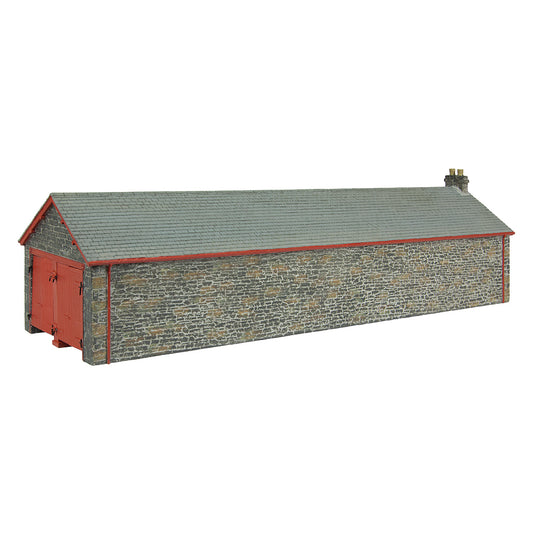 Scenecraft 44-0199R Narrow Gauge (OO9) Boston Lodge Engine Shed - Red