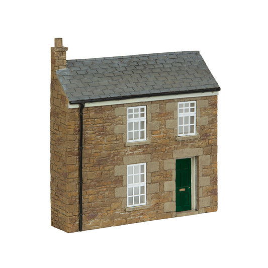 Scenecraft 44-0220B Low Relief Stone Terrace Right Hand Door Green