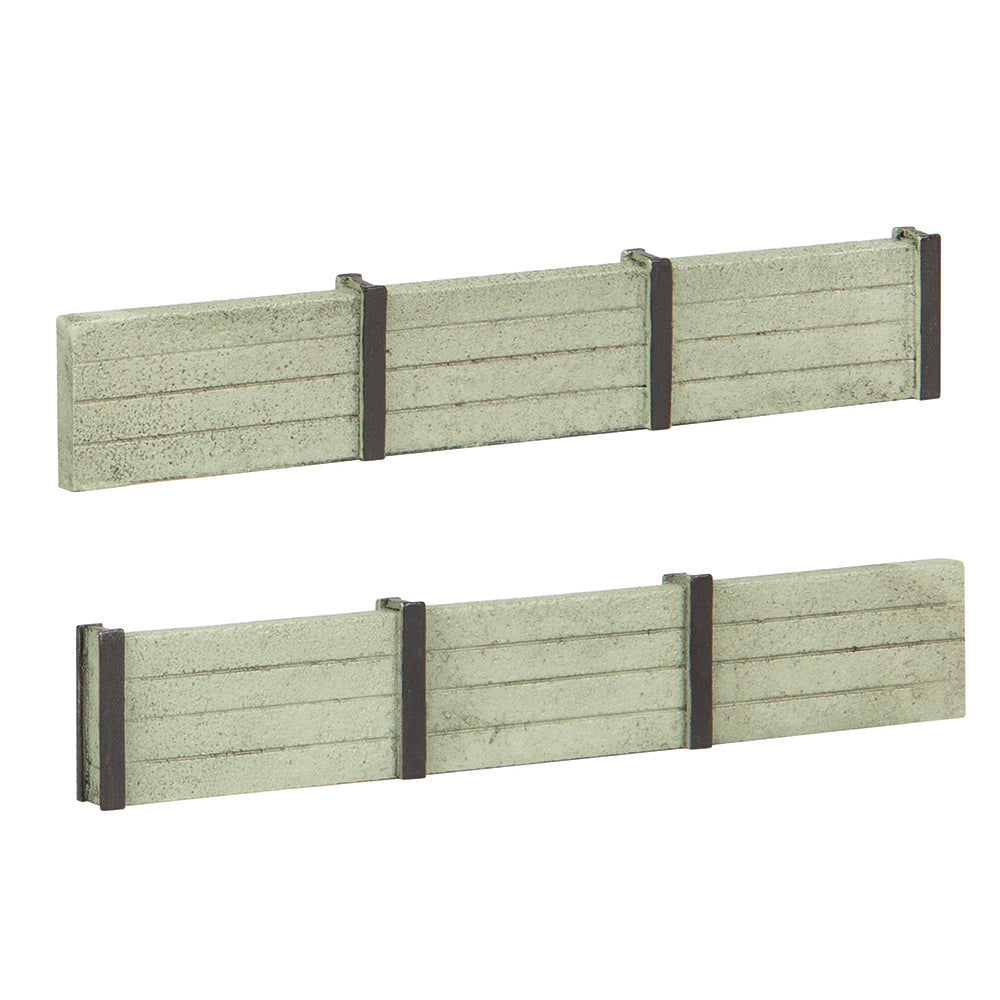 Bachmann Scenecraft 44-0508 Kingpost Concrete Retaining Walls (x4) OO Gauge