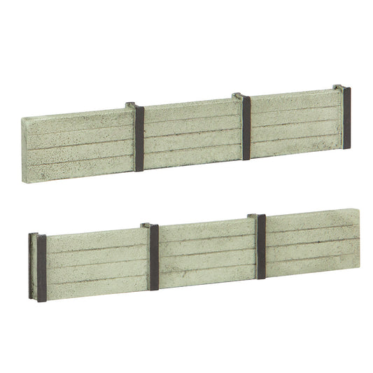 Bachmann Scenecraft 44-0508 Kingpost Concrete Retaining Walls (x4) OO Gauge