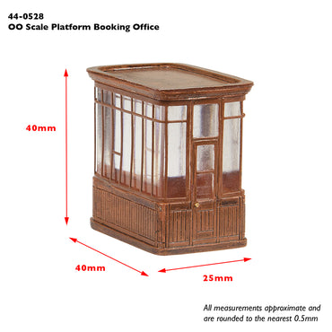 Scenecraft 44-0528 Platform Booking Office OO Gauge Layout