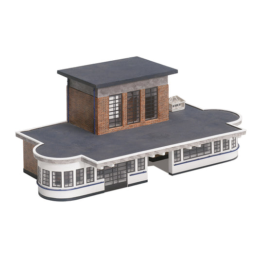 Bachmann Scenecraft 44-066 Art Deco Station Building  OO Gauge