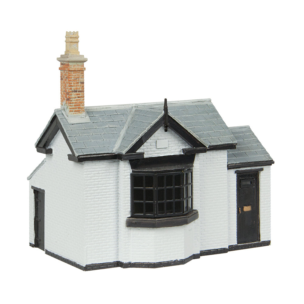 Scenecraft 44-1023W Toll Office - White & Black OO Gauge