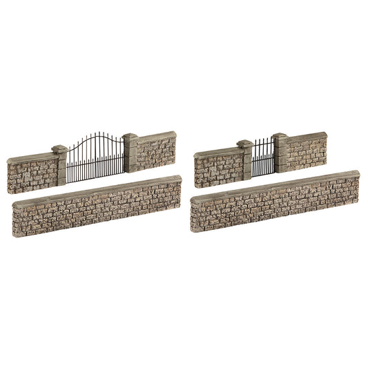 Bachmann Scenecraft 44-555 Stone Walls and Gates OO Gauge